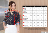 Maristar : No.2060 เสื้อแขนยาวพิมพ์ลาย | Printed Long Sleeve Blouse
