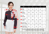 Maristar : No.2072 เสื้อแขนยาวพิมพ์ลาย | Printed Long Sleeve Blouse
