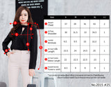 Maristar : No.2015 เสื้อแขนยาวสีพื้น | Solid Long Sleeve Blouse
