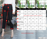 Vertier : No.21005 กางเกงขายาว 7ส่วน | Cropped Pants