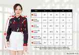 Vertier : No.81056 เสื้อแขนยาวพิมพ์ลาย | Printed Long Sleeve Blouse