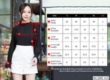 Miss Daisy : No.2065 เสื้อแขนยาวสีพื้น | Solid Long Sleeve Blouse