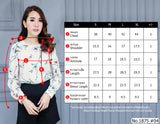 Maristar : No.1875 เสื้อแขนยาวพิมพ์ลาย | Printed Long Sleeve Blouse