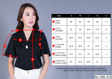 Maristar : No.1906 เสื้อแขนสั้นสีพื้น | Solid Short Sleeve Blouse
