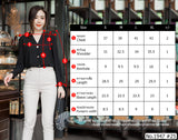 Maristar : No.1947 เสื้อแขนยาวสีพื้น | Soild Long Sleeve Blouse