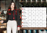 Maristar : No.1967 เสื้อแขนยาวสีพื้น | Solid Long Sleeve Blouse