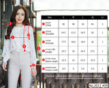 Maristar : No.2013 เสื้อแขนยาวพิมพ์ลาย | Printed Long Sleeve Blouse