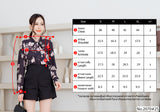 Miss Daisy : No.2070 เสื้อแขนยาวพิมพ์ลาย | Printed Long Sleeve Blouse