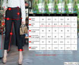 Vertier : No.31001 กางเกงขายาว 9ส่วน | Cropped Pants