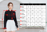 Vertier : No.81059 เสื้อแขนยาวสีพื้น | Solid Long Sleeve Blouse
