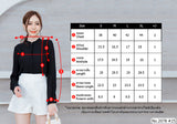 Maristar : No.2078 เสื้อแขนยาวสีพื้น | Solid Long Sleeve Blouse