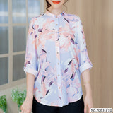 Miss Daisy : No.2063 เสื้อแขนยาวพิมพ์ลาย | Printed Long Sleeve Blouse