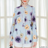 Vertier : No.81053 เสื้อแขนยาวพิมพ์ลาย | Printed Long Sleeve Blouse