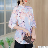 Miss Daisy : No.2063 เสื้อแขนยาวพิมพ์ลาย | Printed Long Sleeve Blouse