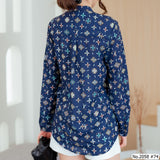 Miss Daisy : No.2058 เสื้อแขนยาวพิมพ์ลาย | Printed Long Sleeve Blouse
