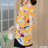 Miss Daisy : No.2061 เสื้อแขนยาวพิมพ์ลาย | Printed Long Sleeve Blouse