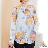 Maristar : No.1938 เสื้อแขนยาวพิมพ์ลาย | Printed Long Sleeve Blouse