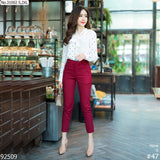 Vertier : No.31002 กางเกงขายาว 9ส่วน | Cropped Pants