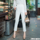 Miss Daisy : No.6098 กางเกงขายาว 9ส่วน | Cropped Pants
