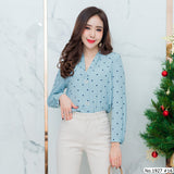 Miss Daisy : No.1927 เสื้อแขนยาวพิมพ์ลาย | Printed Long Sleeve Blouse