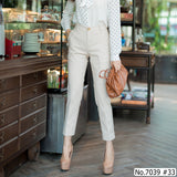 Miss Daisy : No.7039 กางเกงขายาว 9ส่วน | Cropped Pants