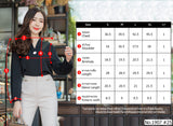 Maristar : No.1907 เสื้อแขนยาวสีพื้น | Solid Long Sleeve Blouse