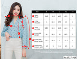 Miss Daisy : No.1927 เสื้อแขนยาวพิมพ์ลาย | Printed Long Sleeve Blouse