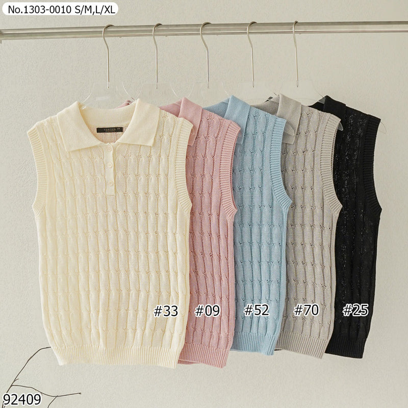 Vertier : No.1303-0010 เสื้อแขนกุด | Sleeveless
