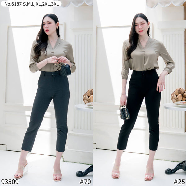 Maristar : No.6187 กางเกงขายาว 7ส่วน | Cropped Pants