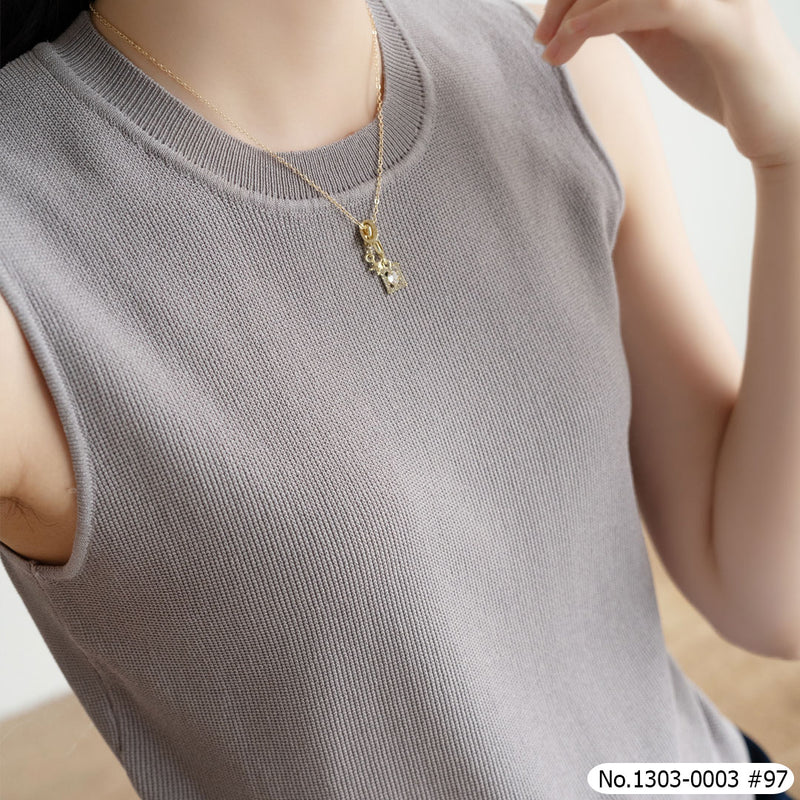 Vertier : No.1303-0003 เสื้อแขนกุด | Sleeveless