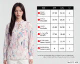 Maristar : No.2172 เสื้อแขนยาวพิมพ์ลาย | Printed Long Sleeve Blouse