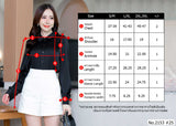 Maristar : No.2153 เสื้อแขนยาวสีพื้น | Solid Long Sleeve Blouse