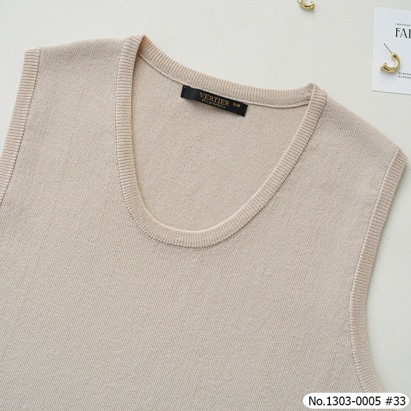 Vertier : No.1303-0005 เสื้อแขนกุด | Sleeveless