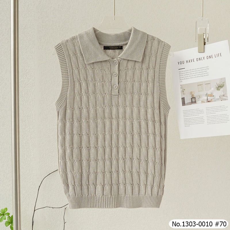 Vertier : No.1303-0010 เสื้อแขนกุด | Sleeveless