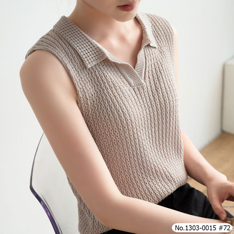 Vertier : No.1303-0015 เสื้อแขนกุด | Sleeveless