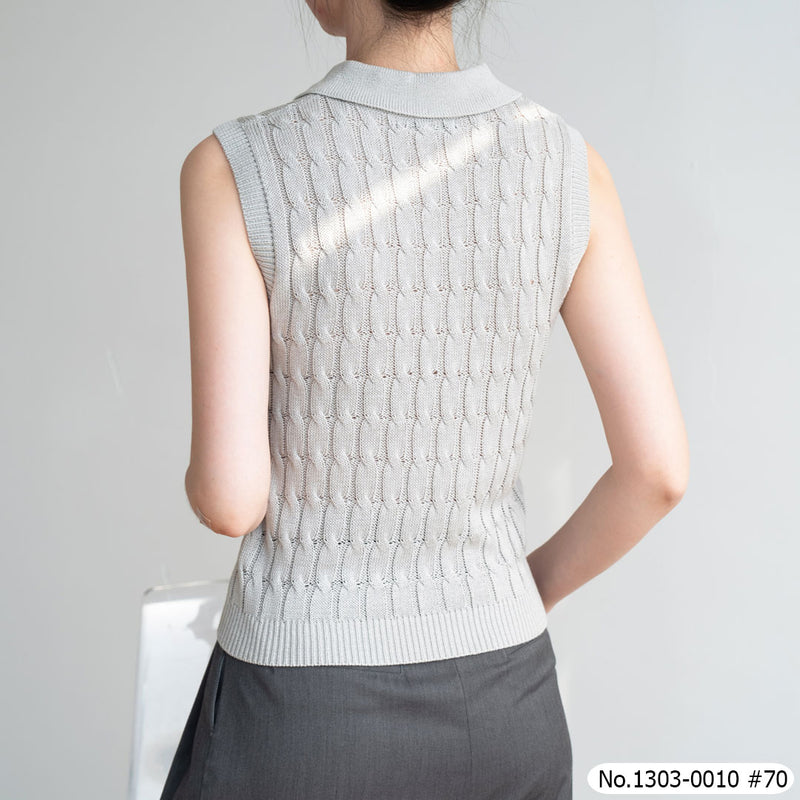 Vertier : No.1303-0010 เสื้อแขนกุด | Sleeveless