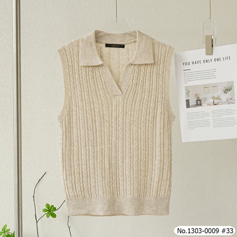 Vertier : No.1303-0009 เสื้อแขนกุด | Sleeveless