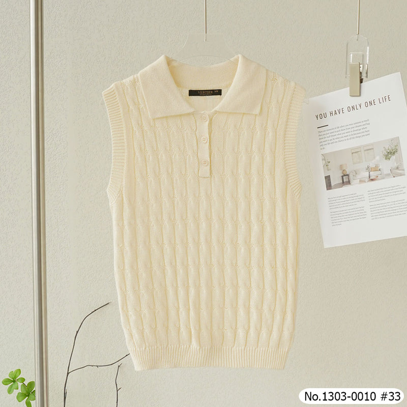 Vertier : No.1303-0010 เสื้อแขนกุด | Sleeveless
