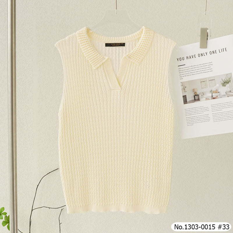 Vertier : No.1303-0015 เสื้อแขนกุด | Sleeveless