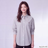 Maristar : No.2173 เสื้อแขนยาวพิมพ์ลาย | Printed Long Sleeve Blouse