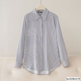 Vertier : No.81081 เสื้อแขนยาวพิมพ์ลาย | Printed Long Sleeve Blouse