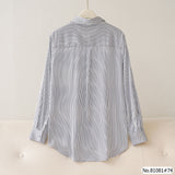 Vertier : No.81081 เสื้อแขนยาวพิมพ์ลาย | Printed Long Sleeve Blouse