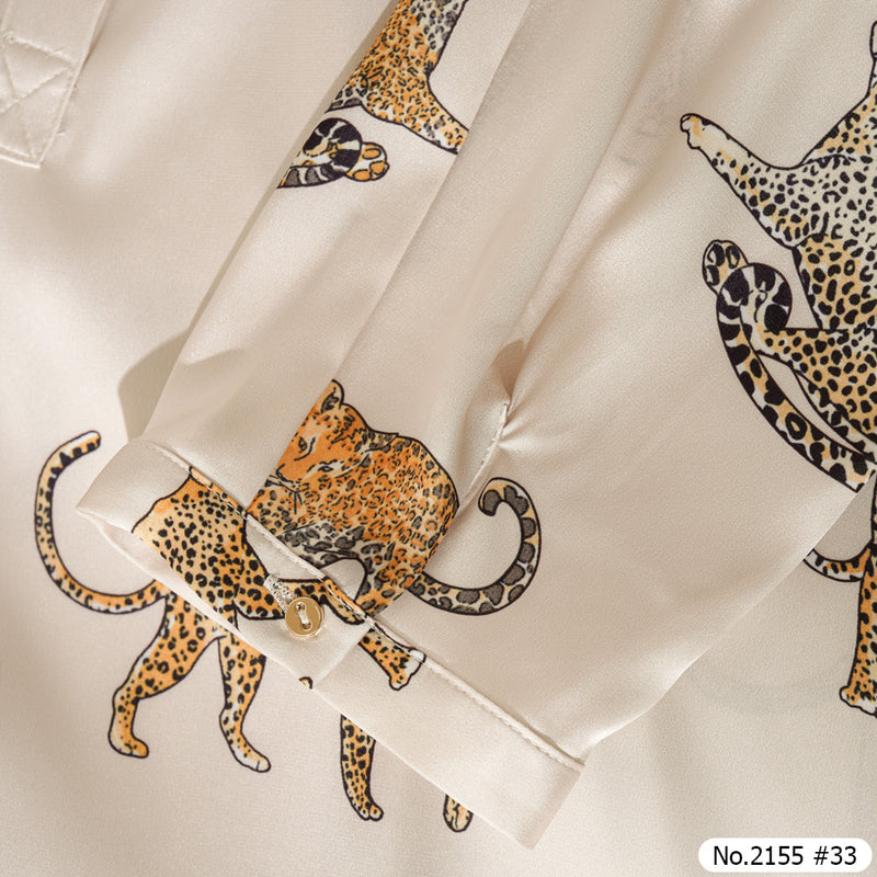 Maristar : No.2155 เสื้อแขนยาวพิมพ์ลาย | Printed Long Sleeve Blouse