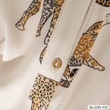 Maristar : No.2155 เสื้อแขนยาวพิมพ์ลาย | Printed Long Sleeve Blouse