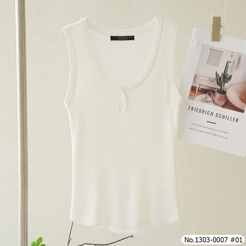 Vertier : No.1303-0007 เสื้อแขนกุด | Sleeveless