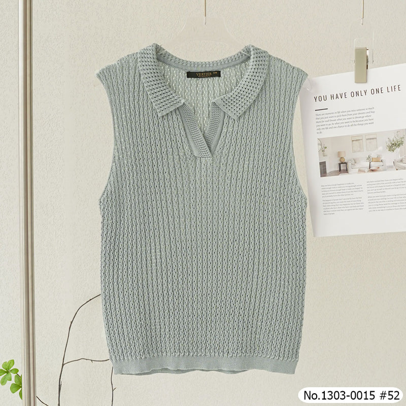 Vertier : No.1303-0015 เสื้อแขนกุด | Sleeveless