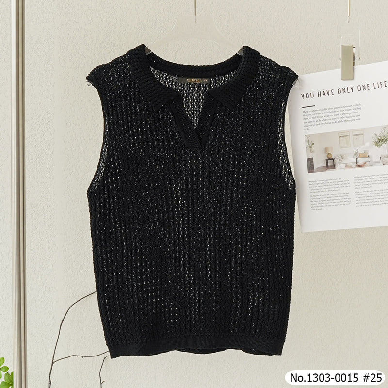 Vertier : No.1303-0015 เสื้อแขนกุด | Sleeveless
