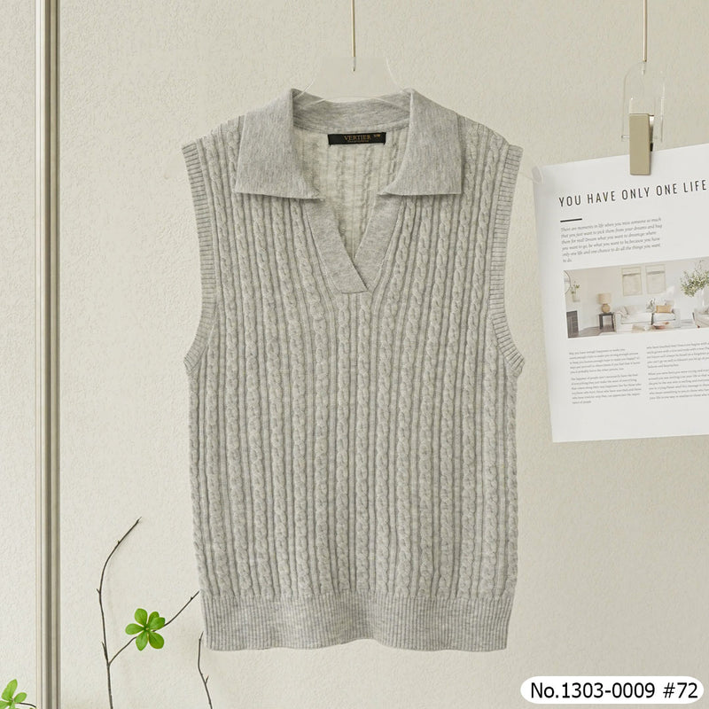 Vertier : No.1303-0009 เสื้อแขนกุด | Sleeveless