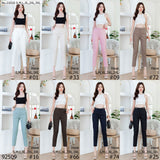 Vertier : No.21010 กางเกงขายาว 9ส่วน | Cropped Pants