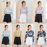 Miss Daisy : No.2055 เสื้อแขนยาวพิมพ์ลาย | Printed Long Sleeve Blouse